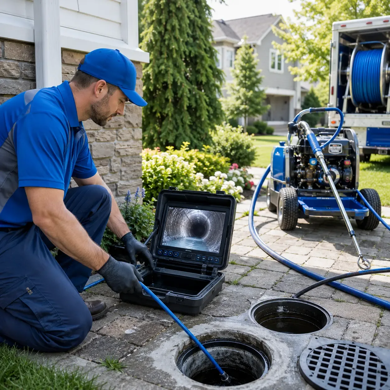 Outdoor drain cleaning professionals serving Ivanhoe, TX